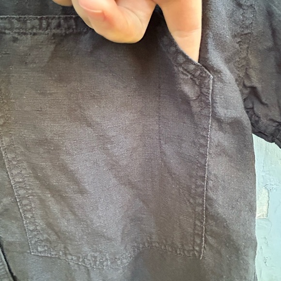 Power of my People black Wayward Fit Ss button up shirt, size xxs - Picture 12 of 14